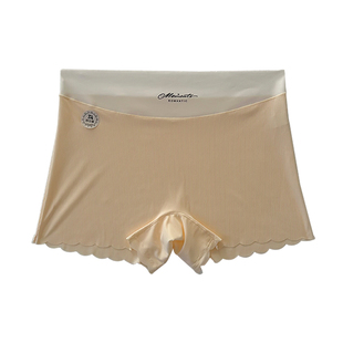 平角女士内裤安全裤二合一夏季薄冰丝女生打底裤防走光无痕平角裤