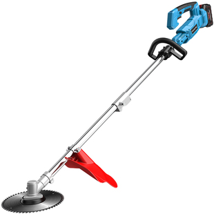 新款电动割草机大功率锂电池充电式家用小型除草机草坪开荒打草机