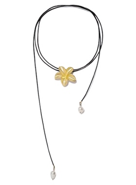 赵昭仪同款鸡蛋花珍珠项链