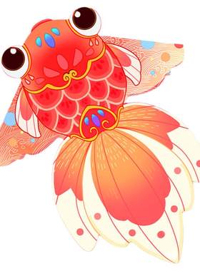 【国潮大金鱼美拍神器】微风易飞