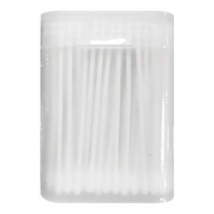 稳健医疗 卫生棉签婴儿棉签纸棒双头天然棉头细轴纸棒180支/盒