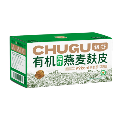初谷有机燕麦麸皮高纤高蛋白