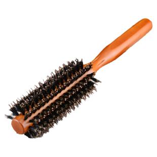 理发店吹直发梨花内扣造型卷发梳猪鬃毛滚梳圆筒梳子空气刘海卷梳