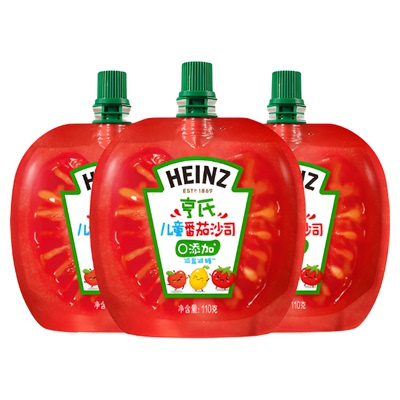 亨氏儿童番茄沙司减盐减糖