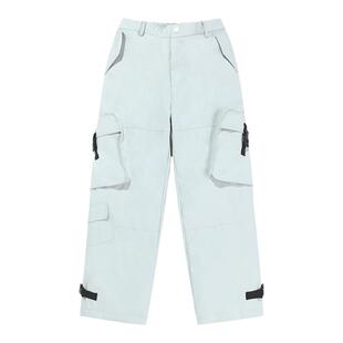 BJHG不计后果美式运动工装羽绒裤男冬季潮牌90白鸭绒加厚滑雪裤子