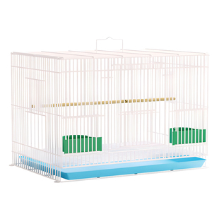 新款小鸟笼子大号折叠家用虎皮鹦鹉专用笼玄凤珍珠鸟豪华生态别墅