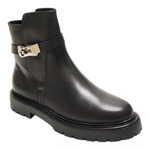 ANDS CH CL女靴子厚底增高马丁靴舒适短筒瘦瘦靴洋气小短靴原单靴