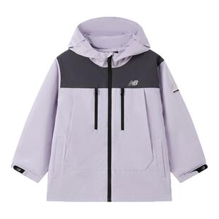 New Balance NB童装男女童秋儿童运动连帽梭织外套时尚休闲夹克