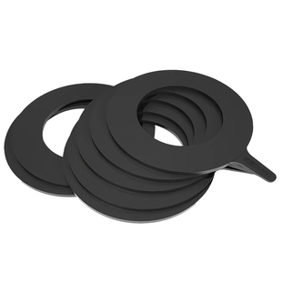 氟橡胶FPM/FKM法兰密封垫片耐酸碱耐油耐高温橡胶垫板氟胶皮定制