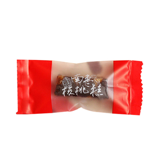 南枣核桃糕包装袋 加厚半透明磨砂机封包装袋子糖果袋 100只左右
