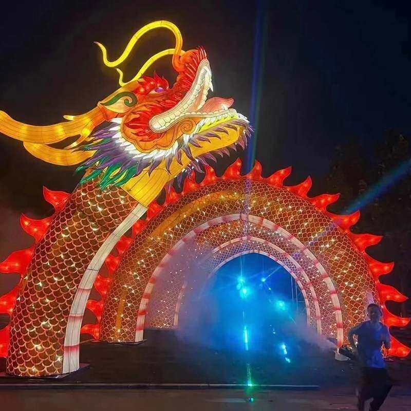 龙年春节龙形拱门街道景区不夜城花灯元宵节庆亮化装饰灯春节装饰,节庆用品/礼品,花灯,淘宝优惠券,粉丝福利购,淘宝优惠卷
