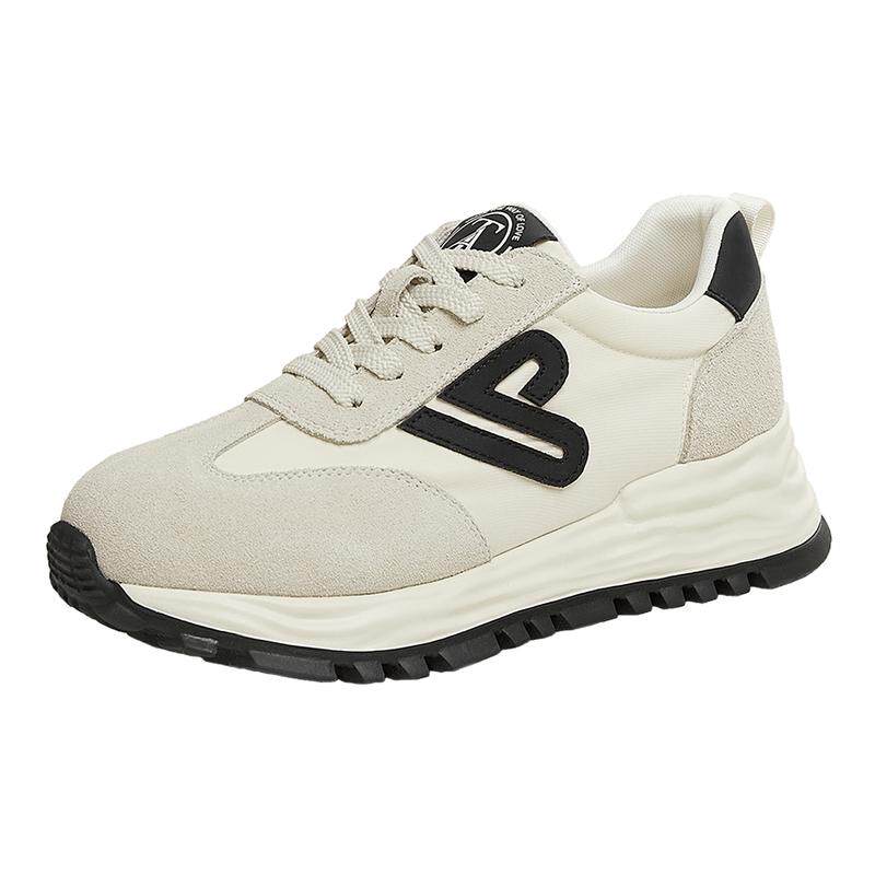 TATA他她小心甘复古阿甘鞋女轻便休闲运动鞋子女透气新款WPC07AM5