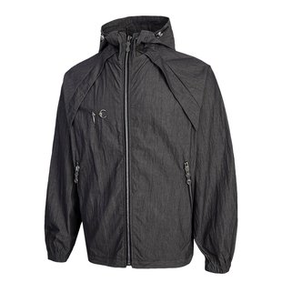 Thug Club高街潮牌星月饰品连帽外套男女宽松户外骑行防风冲锋衣