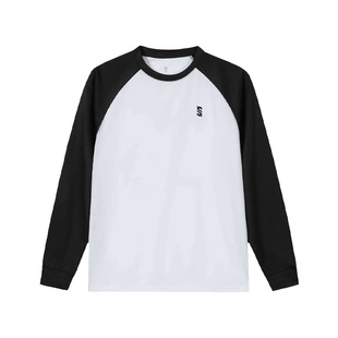 上阵长袖羽毛球服男透气快干文化衫圆领比赛服团队服速干羽球衣女