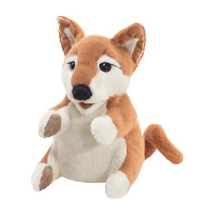 Folkmanis美国仿真手偶毛绒玩具 柴犬宝宝早教生日礼物可爱童趣