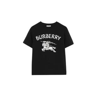 【礼物】BURBERRY男童马术骑士徽标弹力棉质 T恤衫81176671