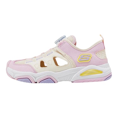 Skechers/斯凯奇正品夏季款儿童透气旋转扣包头运动凉鞋319204L