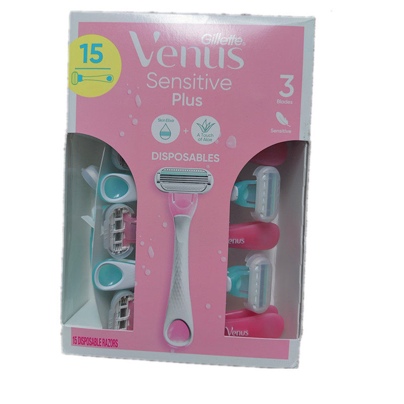 新版 吉列venus维纳斯女士剃毛刀架女用腋下刮毛器敏感皮肤用1支