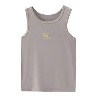 儿童背心夏季薄款莫代尔男童背心内穿女童背心外穿篮球服跨栏内衣