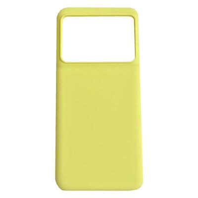 YOONIA适用Realme真我GT5手机壳液态硅胶保护套全包简约纯色耐脏