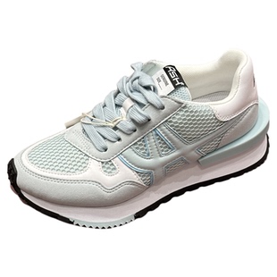 ASH女鞋春夏厚底增高户外老爹鞋网面透气徒步鞋运动鞋AN140F40028