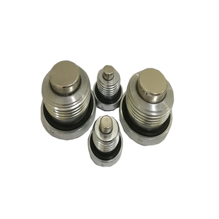 磁性堵头内六角镀锌强磁螺塞丝堵油底壳带磁铁放油螺丝M16M14G3/4