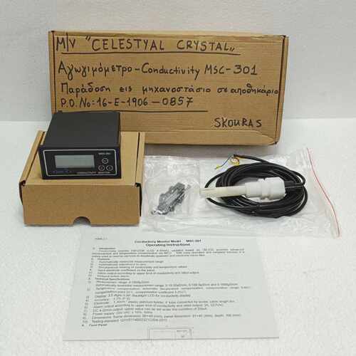 M&R MSC-301 Conductivity Monitor Meter 0-1999μS/cm Reverse