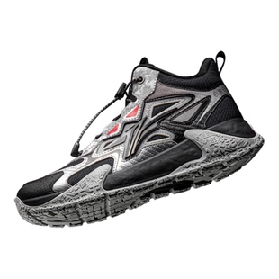 李宁儿童鞋男童二棉鞋2025秋冬新款男女大童运动鞋加绒保暖户外鞋