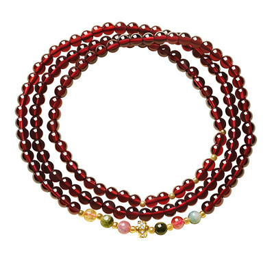 宫里上新天然正品石榴石手链