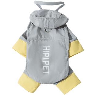 小狗狗雨衣泰迪比熊雪纳瑞柯基小型犬嬉皮狗宠物专用防水防脏衣服