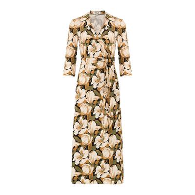 [100%真丝]DVF2026春夏新款云朵花卉针织桑蚕丝裹身裙DW4T013