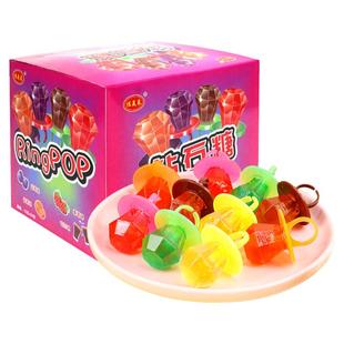 佳美莱钻石糖8090后怀旧童年戒指糖网红爆款水果硬糖果儿童小零食