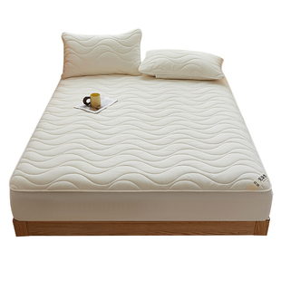 A类母婴级全棉夹棉床笠加厚款床单床垫保护罩防尘罩90*200*220cm