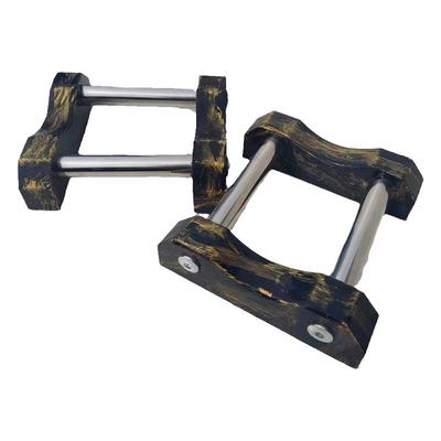 家用杠铃底座架托举重硬拉固定器防滚动杆摆放支撑深蹲卧推收纳垫