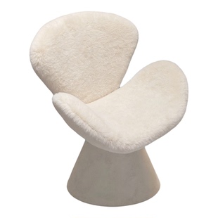 阑珊阁家用化妆椅女生卧室轻奢高级感靠背椅子新款可旋转天鹅椅