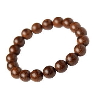 檀木手串女男文玩盘玩自律佛珠檀香散珠木头木质手链金丝檀木手串