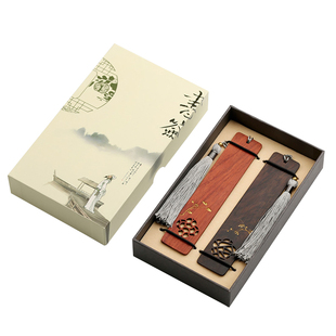 高档精致书签古典中国风创意北京故宫博物馆文创产品 小礼品礼盒实木质学生送老师古风教师节礼物纪念品定制