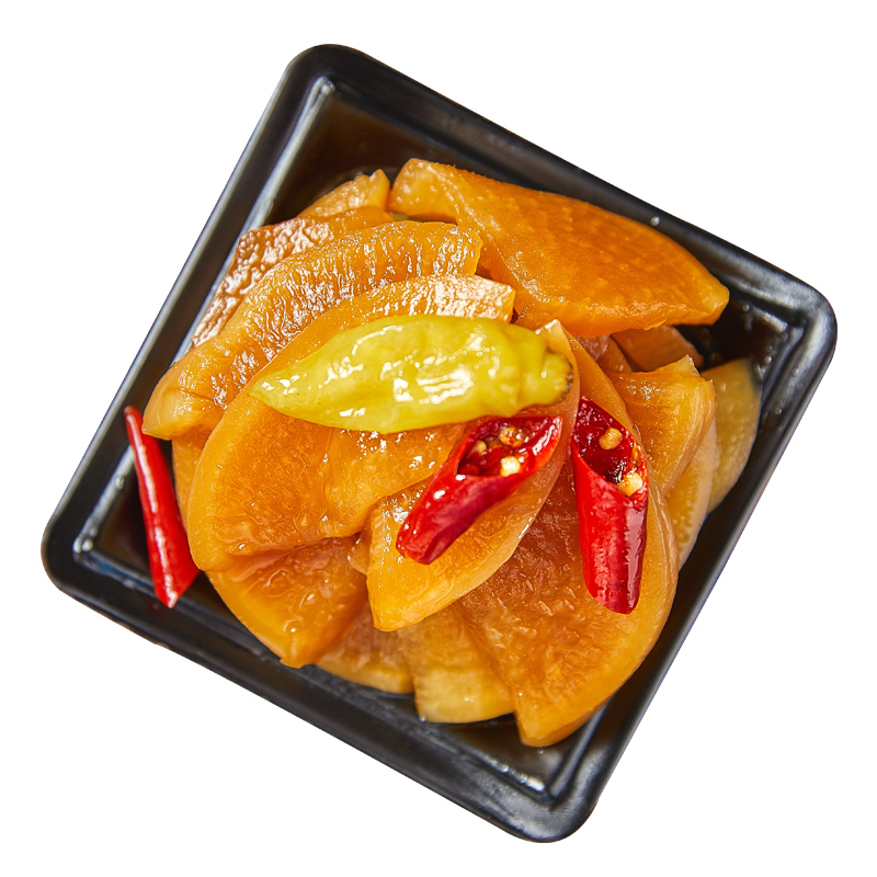 200g*3罐酱萝卜萝卜干品三江 萝卜皮即食酱菜萝卜条糖醋腌萝卜