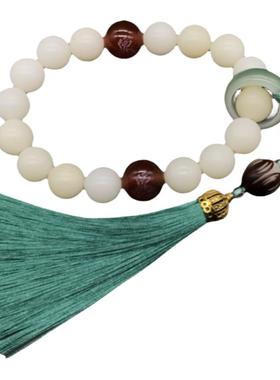 女菩提玛瑙古风流苏手串手链流苏