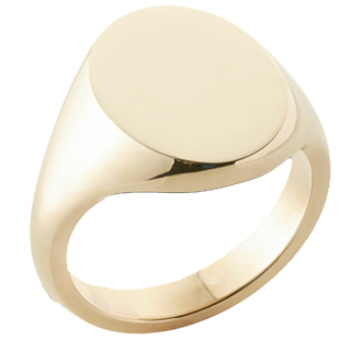 家族徽章图章火漆印章戒指18K黄金彩金足金铂金男女小指尾戒定制