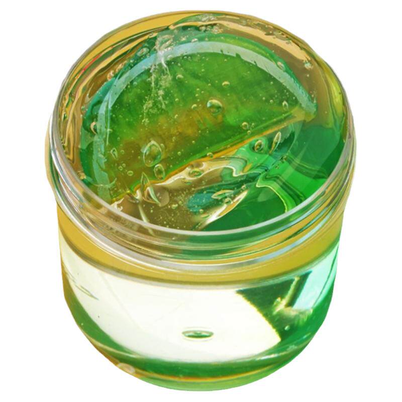 柠檬汁 泰透水晶泥起泡胶木木史莱姆彩泥橡皮泥女孩玩具纯手工