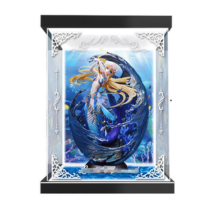 乐高亚克力展示盒 不思议之国 小美人鱼手办模型高透明专用防尘罩