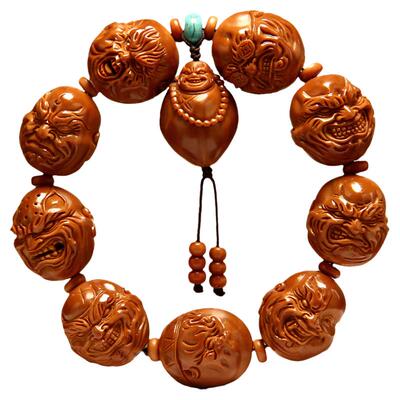 橄榄核手串苏家文玩手工雕刻