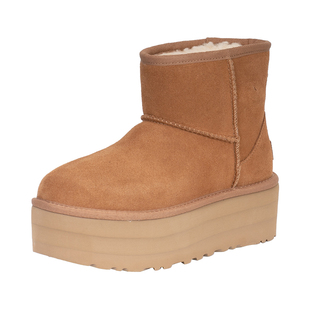 UGG经典迷你短靴PLATFORM加厚底女士短筒秋冬保暖雪地靴 1134991