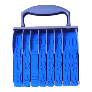 HL分户转轮印章项目工地产库质检盖章分户验收章=号数字转轮号码印8位字高24mm