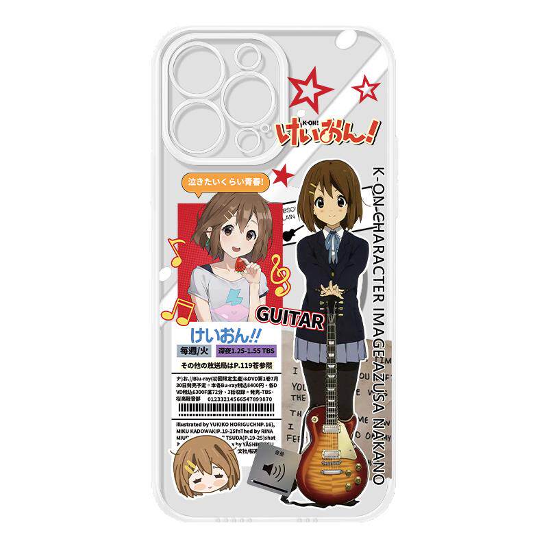 适用苹果iphone16promax轻音少女手机壳magsafe磁吸15中野梓18plus秋山澪13pm新款12mini动漫17air电镀15硅胶