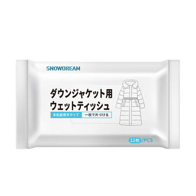 日本羽绒服清洁湿巾1包12片