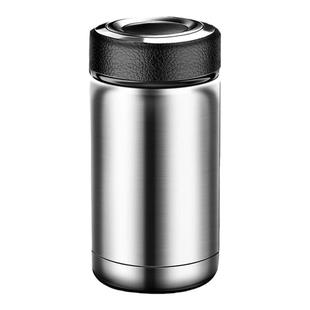 矮胖保温杯户外车载商务办公便携茶水分离保温水杯十二生肖保温杯