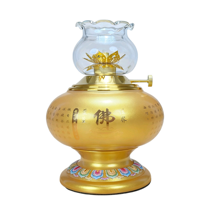 合金加厚防风防爆酥油莲花灯