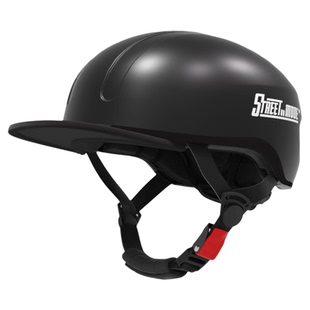 野马3C认证头盔电动车男女夏季超轻鸭舌帽檐半盔轻便摩托车安全帽